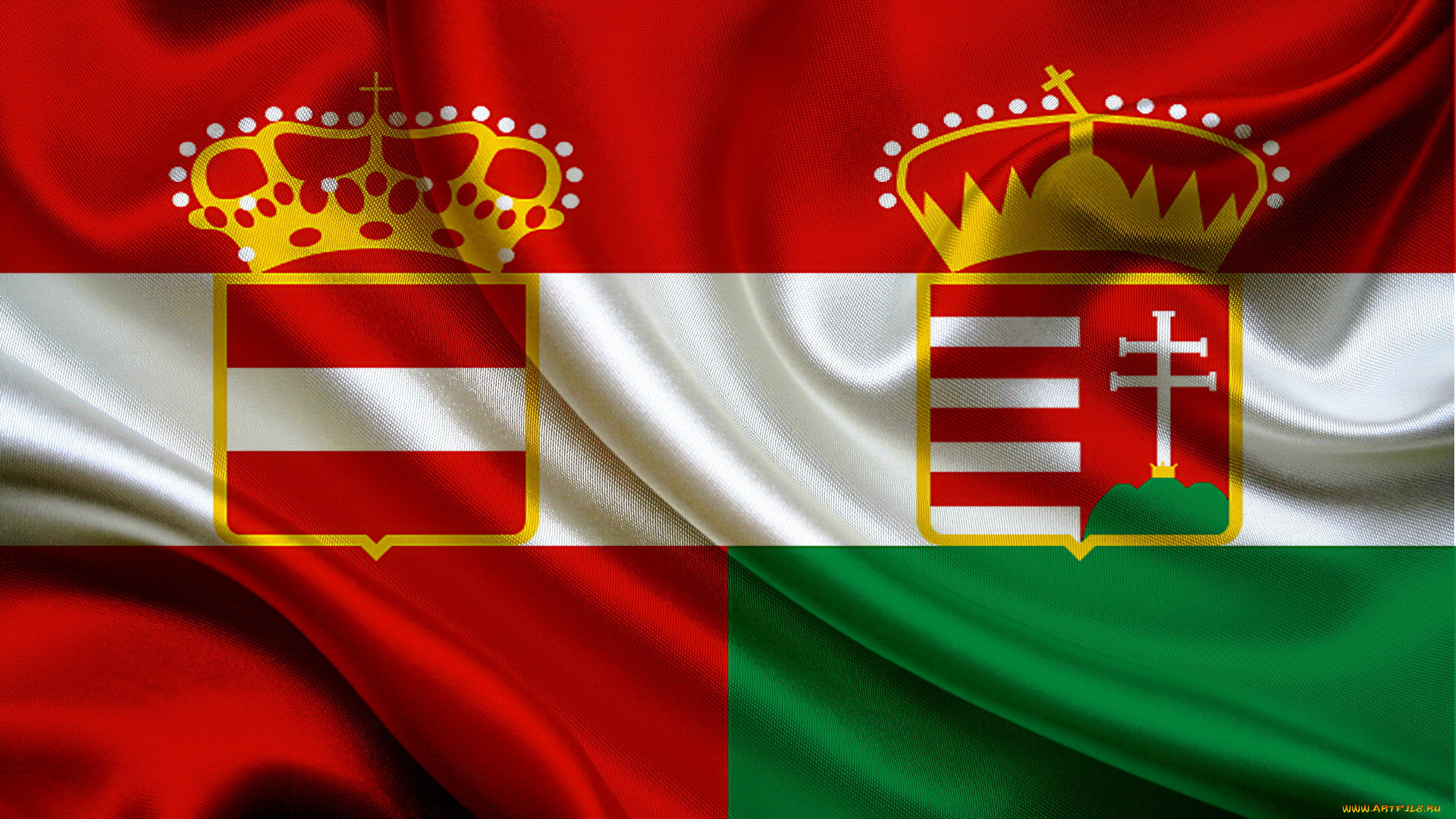Флаг Австро-венгерской империи